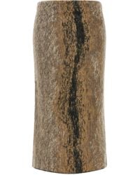 Nude - Wool And Alpaca Skirt - Lyst