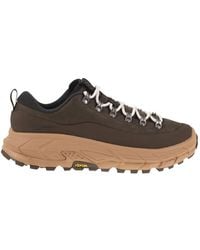 Hoka One One - Leather Sneaker - Lyst