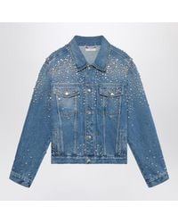 1989 STUDIO - Denim Trucker Jacket Crystals - Lyst