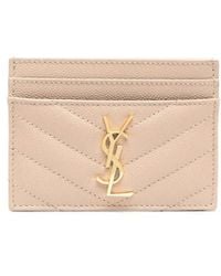 Saint Laurent - Mini Card Case For - Lyst