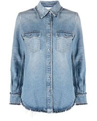 Chloé - Denim Cotton Shirt - Lyst