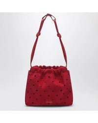 MANU Atelier - Romy Perforated Suede Pouch - Lyst