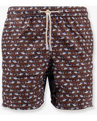 Mc2 Saint Barth - Lighting Micro Fantasy Recycled Polyester Swim Trunks - Lyst