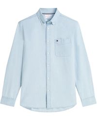 Tommy Hilfiger - Chambray Solid Rf Shirt - Lyst