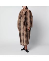 SWD by S.w.o.r.d. - Long Shaded Faux Fur Coat - Lyst