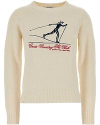 Sporty & Rich - Sporty Knit Cotton Sweater - Lyst