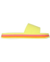 MSGM - Slide Platform Sandals - Lyst