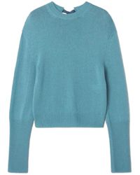Lanvin - Cashmere Knit Sweater With Gros-Grain Knot Detail - Lyst