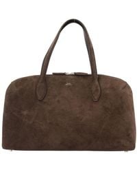 TOTEME - Totme Suede Leather Tote Bag - Lyst
