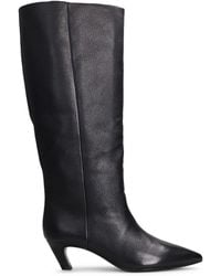Ash - Pointed Toe Mid-Calf Boots Ankle Boots - Lyst