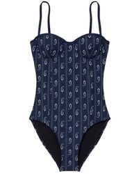 Tory Burch - One Piece Swimsuit With "Paisley" Print - Lyst