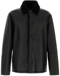 Jil Sander - Leather Outwear - Lyst