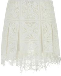 Loewe - Pleated Mini Skirt - Lyst