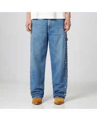 1989 STUDIO - Over Denim Pants Crystals - Lyst