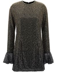 ROTATE BIRGER CHRISTENSEN - Rotate Birger Christensen 'Beaded Ls Mini' Dress - Lyst