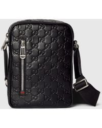 Gucci - Gg Emblem Crossbody Bag Small - Lyst