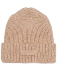 Patou - Knitted Ribbed Beanie Hat - Lyst