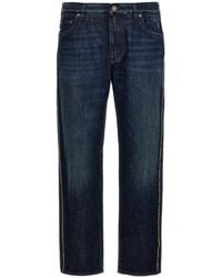 Dolce & Gabbana - Loose Fit 100% Cotton Jeans - Lyst