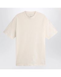 Y-3 - Chalk T-Shirt With Logo - Lyst