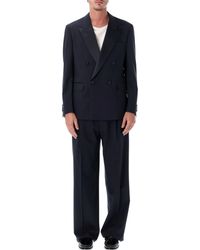 Lardini - Double-Breasted Tailored Suit - Lyst