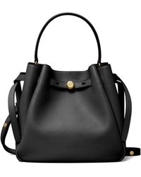 Tory Burch - Romy Leather Bucket Bag - Lyst