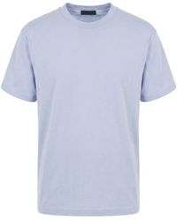 Prada - Logo-Patch Crew-Neck T-Shirt - Lyst