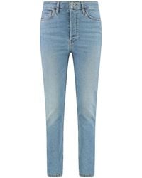 RE/DONE - 90S High-Rise Skinny-Fit Jeans Cotton Skinny - Lyst