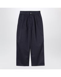 Carhartt - Brockman Dark Cotton Twill Pants - Lyst