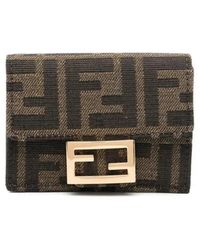 Fendi - Baguette Trifold Wallet - Lyst