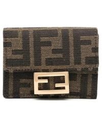 Fendi - Baguette Trifold Wallet - Lyst