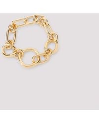 Celine - Brass Modern Thin Gourmette Bracelet - Lyst