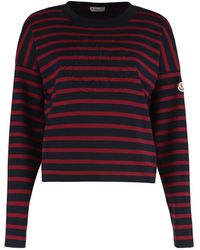 Moncler - Virgin Wool Crew-Neck Sweater - Lyst