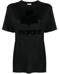 Isabel Marant - Zewel Logo Cotton T-Shirt - Lyst