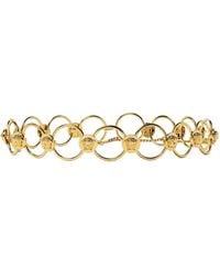 Versace - Brass Belt - Lyst