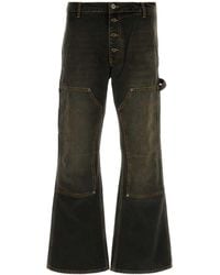 Off-White c/o Virgil Abloh - Off Half Arrow Flare Carpenter Jeans - Lyst