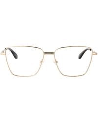 McQueen - Transparent Metal Glasses - Lyst