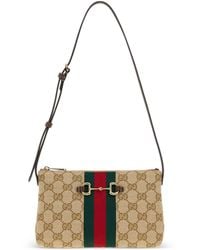 Gucci - Shoulder Bag With Horsebit - Lyst