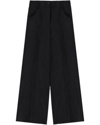 Theory - Wool Tailored Pants Trousers - Lyst