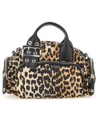 Ganni - Nylon Small Duffle Bag - Lyst