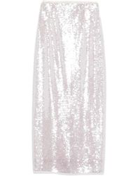 forte_forte - Sequined Long Skirt - Lyst