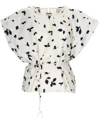 Alysi - Sleeveless Top With Ribbon - Lyst