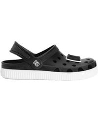 Dolce & Gabbana - Dolce & Gabbana Sandals With Logo - Lyst