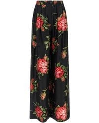 Dolce & Gabbana - Dolce & Gabbana 'Bouquet Rose' Pants - Lyst