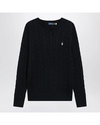Polo Ralph Lauren - Hunter Cotton Cable-Knit Sweater - Lyst