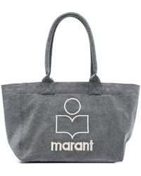 Isabel Marant - Yenky Zipped Canvas Tote - Lyst