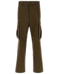 DSquared² - Stretch Cotton Loose Cargo Pant - Lyst