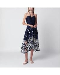 FARM Rio - Richelieu Midi Dress With Embroidery - Lyst