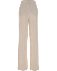 Max Mara - Attinia Wool Piquet Trousers - Lyst