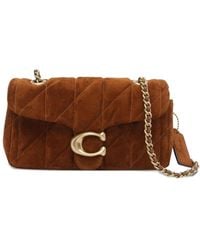 COACH - Quilted Suede Tabby Shoulder Bag 20 With - Lyst