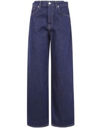7 For All Mankind - "Bonnie Curvilinear" Denim Pants - Lyst